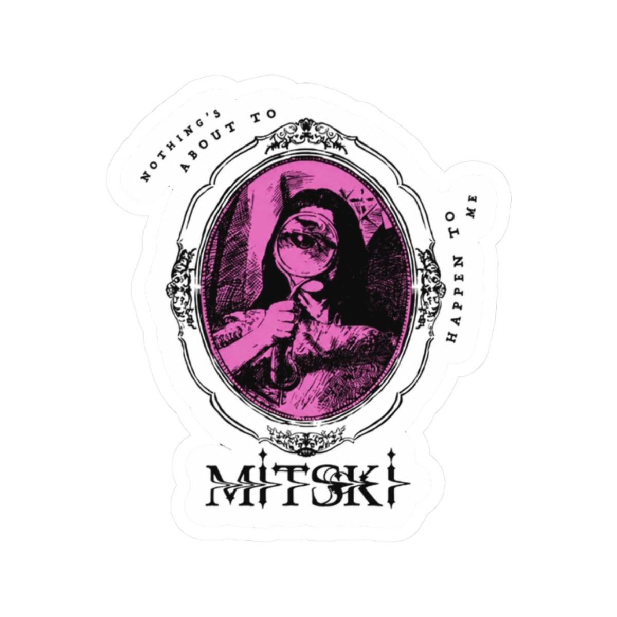 Nothing's About - mitski Sticker - alternate angle 3, merchandise