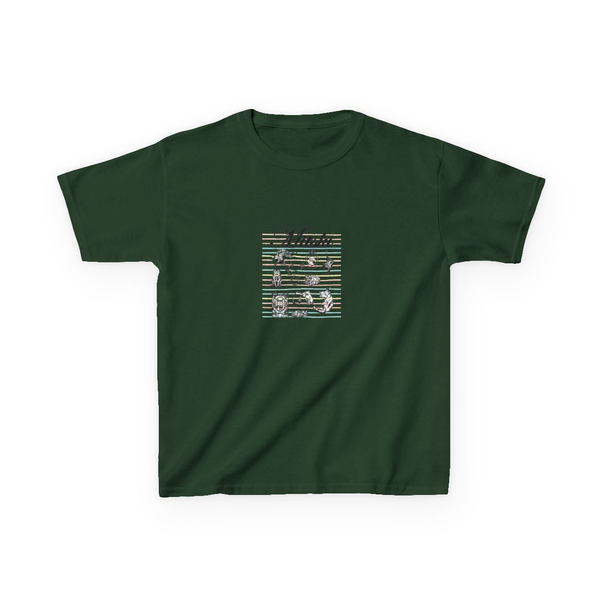 All Pose Cat - Mitski Kids T-Shirt - alternate angle 5, merchandise