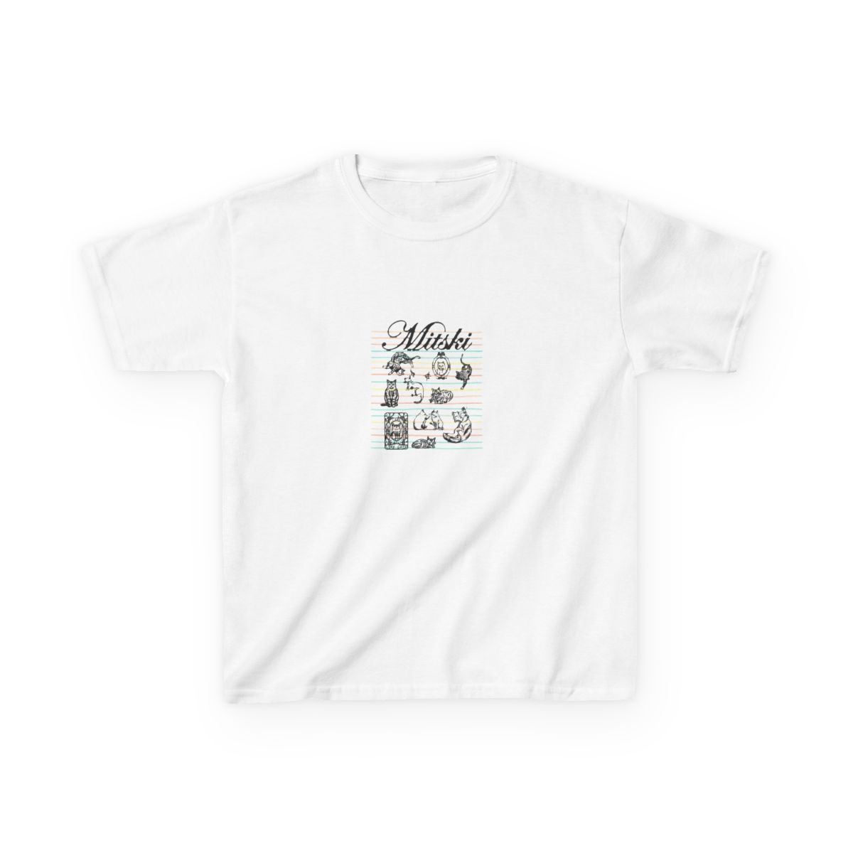 All Pose Cat - Mitski Kids T-Shirt