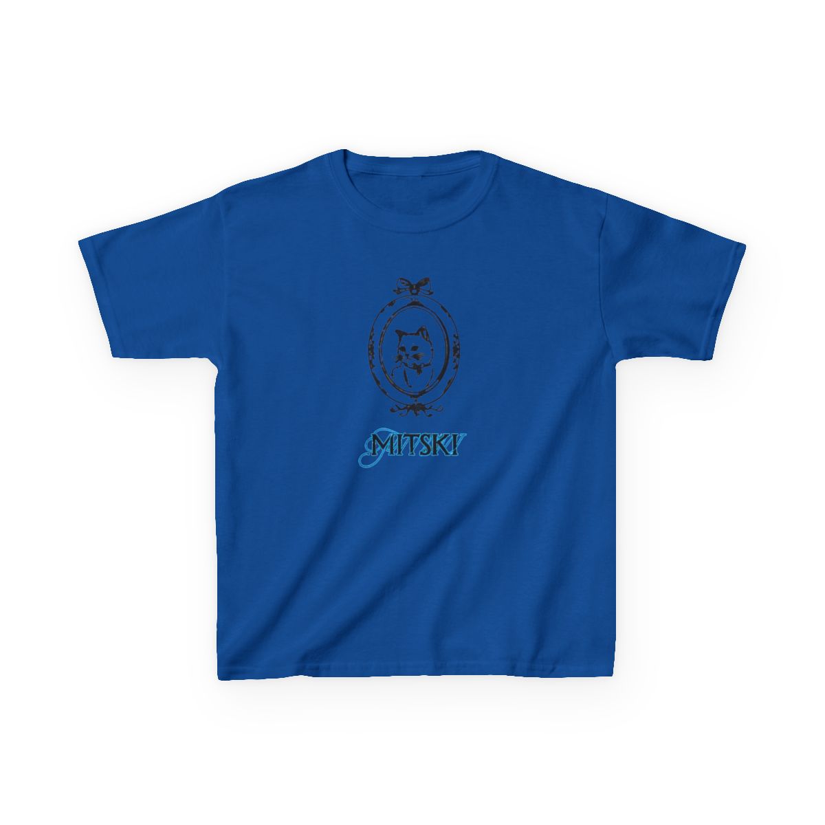 Cat On Frame - Mitski Kids T-Shirt - alternate angle 5, merchandise