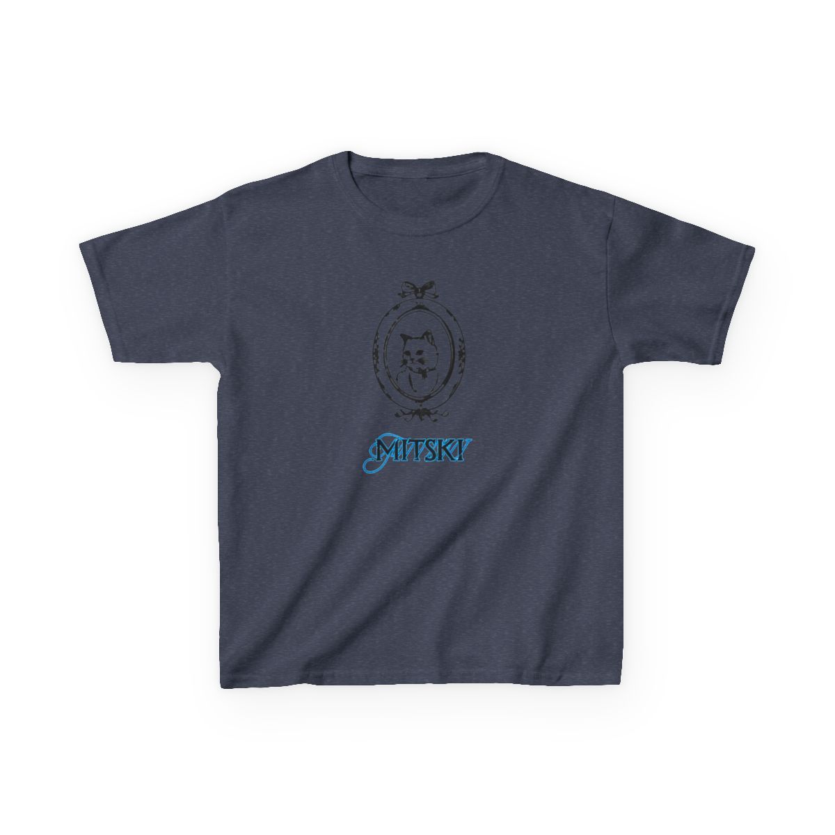 Cat On Frame - Mitski Kids T-Shirt - alternate angle 4, merchandise