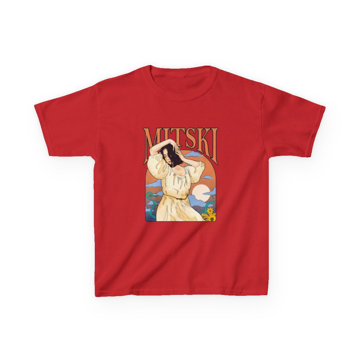 Mitski - Vector Art Kids T-Shirt - alternate angle 2, merchandise